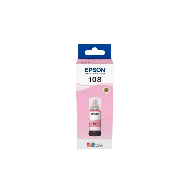 Картридж с чернилами Epson 108 EcoTank Light Magenta