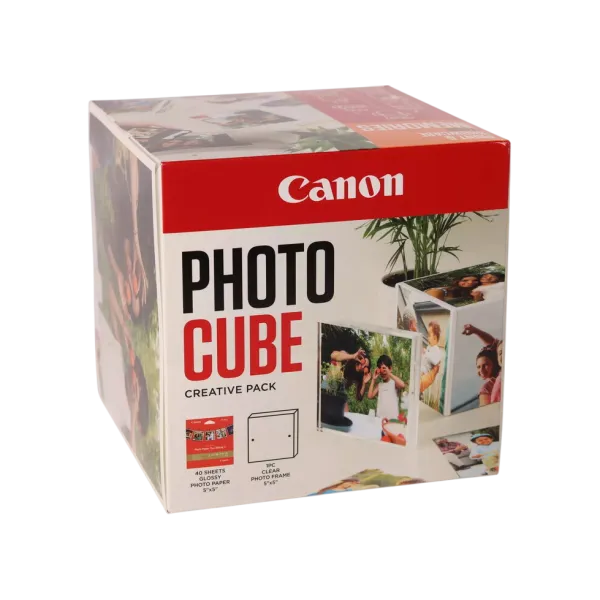 Paper Canon PP-201, 5X5", Photo Cube, CP Wh/Or