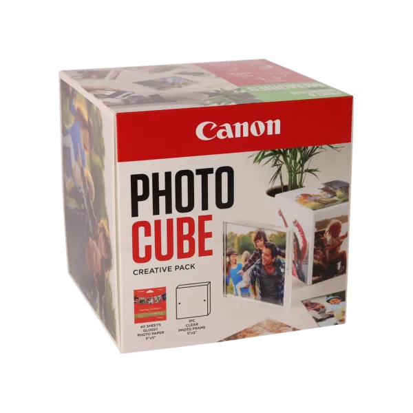 Paper Canon PP-201, 5X5", Photo Cube, CP Wh/Gr