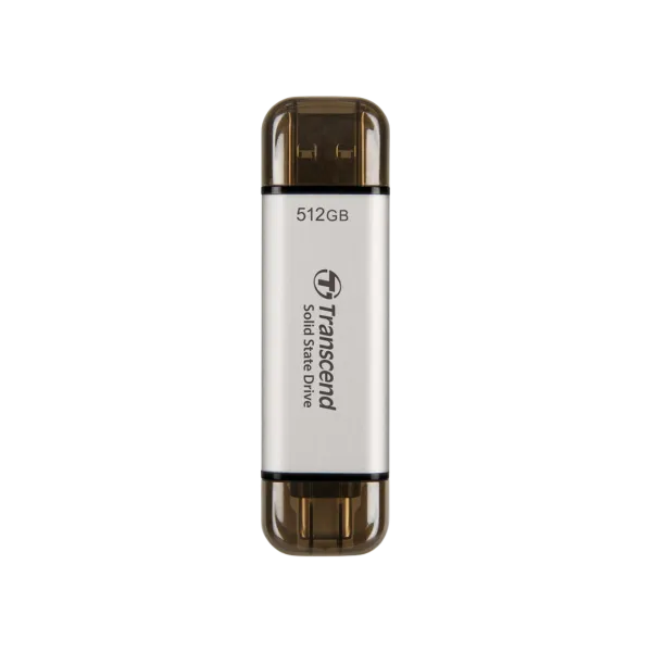 SSD Extern 512GB Transcend ESD310S, Silver