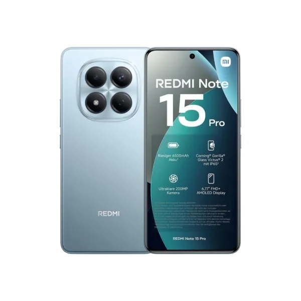 Xiaomi Redmi Note 15 Pro 4G, 12/512GB, Glacier Blue