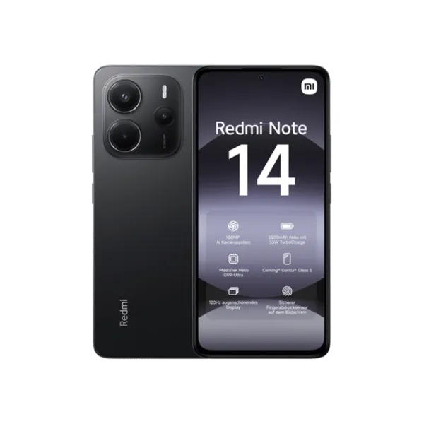 Xiaomi Redmi Note 14 4G 6/128GB NFC EU Black