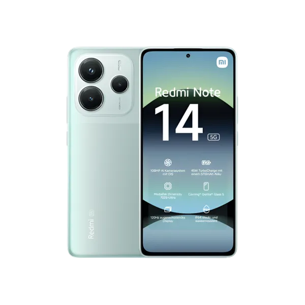 Xiaomi Redmi Note 14 5G 6/128GB EU Coral Green