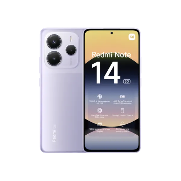 Xiaomi Redmi Note 14 5G 6/128GB EU Lavender Purple