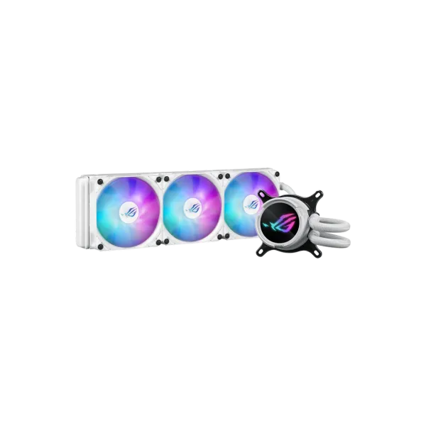 Кулер для процессора Asus ROG Strix LC III 360 ARGB LCD, White