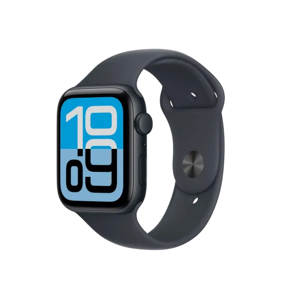 Smartwatch Apple Watch SE 3 44mm Aluminum Case with Midnight Sport Band - M/L, MEHQ4 GPS, Midnight