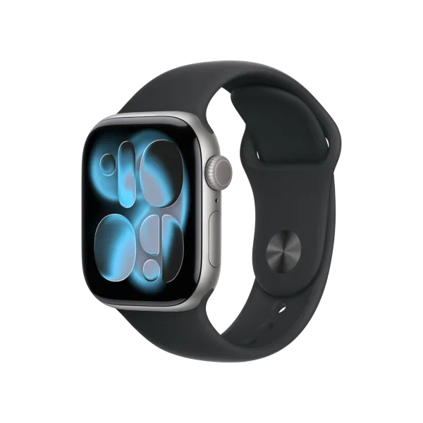 Smartwatch Apple Watch Series 11 GPS, 42mm Space Gray Aluminium Case with Black Sport Band - S/M, MEQW4