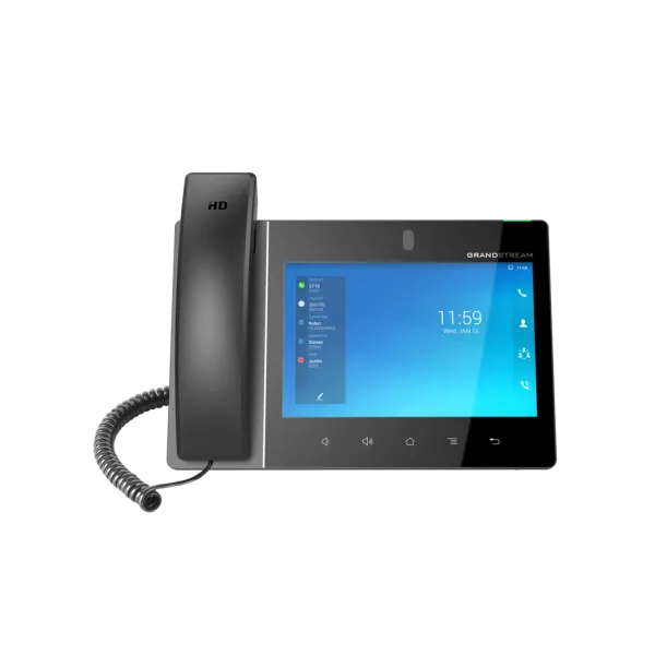 Grandstream GXV3480 Video, 16 SIP, 16 Lines, Android, 8" IPS Touch Screen, PoE, Wi-Fi 6, Black