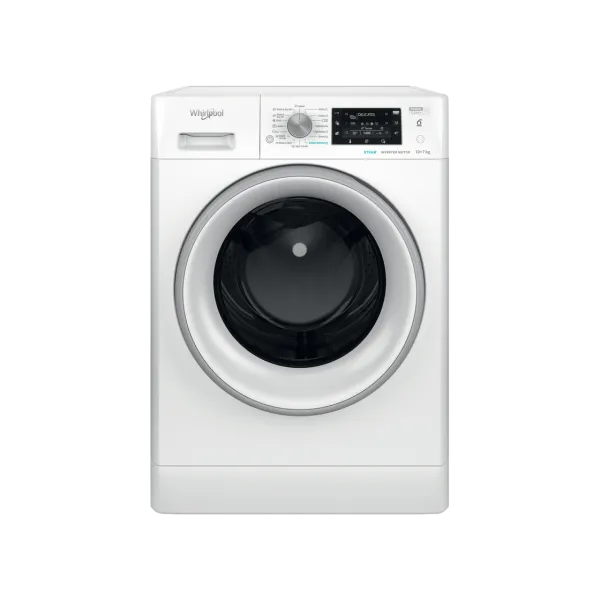 Mașină de spălat rufe cu uscător Whirlpool FFWDD 1076258 SV EE