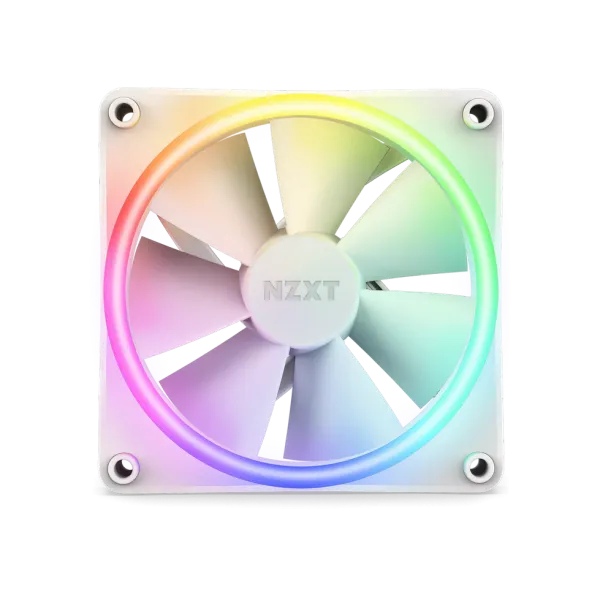 Кулер для корпуса NZXT F120 RGB DUO, White