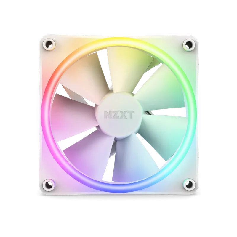 Кулер для корпуса NZXT F120 RGB DUO, White