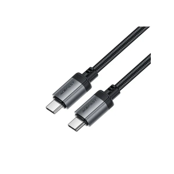 Кабель USB Type-C to Type-C 1.2m, Acefast C20-03, 60W, Black