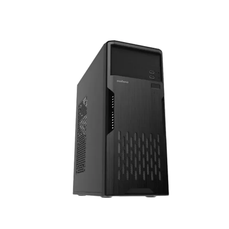 Корпус для ПК Sohoo 2810BK, 500W, Black/Gray