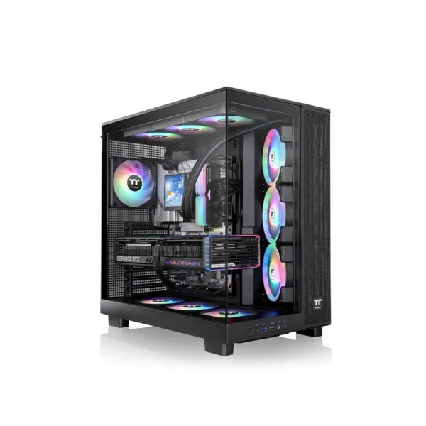 Корпус для ПК Thermaltake View 380 XL TG ARGB, Black