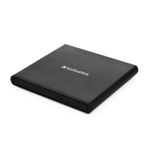Портативный оптический привод External Slimline CD/DVD Writer Verbatim, Black