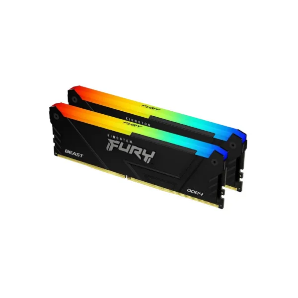 Memorie RAM 16GB (Kit of 2x8GB) DDR4-3200 Kingston Fury Beast DDR4 RGB