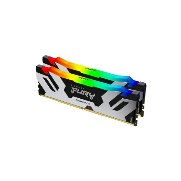 Оперативная память 32GB (Kit of 2x16GB) DDR5-6800 Kingston Fury Renegade RGB, Silver
