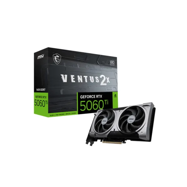 Placa Video MSI GeForce RTX 5060 Ti Ventus 2X OC