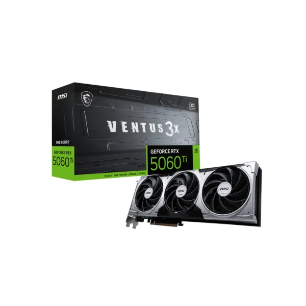 Видеокарта MSI GeForce RTX 5060 Ti Ventus 3X OC 3 Fan