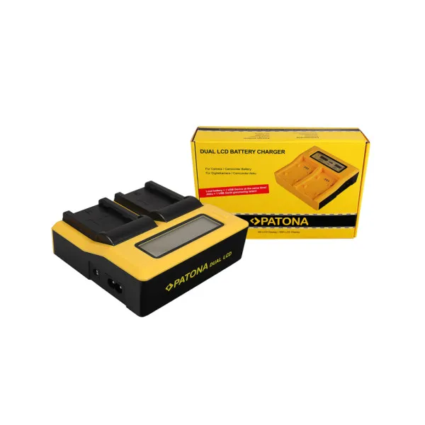 Incarcator Patona Dual LCD USB Fujifilm NP-W235