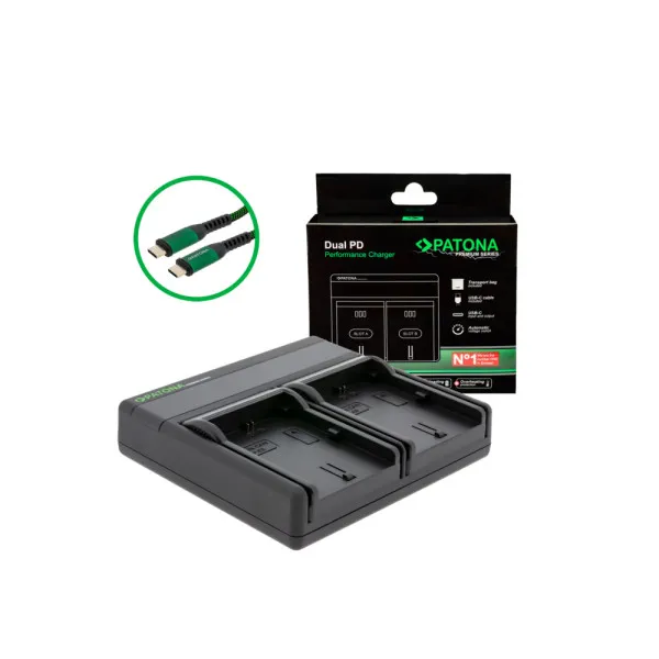 Incarcator Patona Premium Twin Performance PD for Canon LP-E6