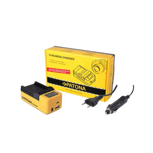 Incarcator Patona Synchron USB Nikon EN-EL15 LCD