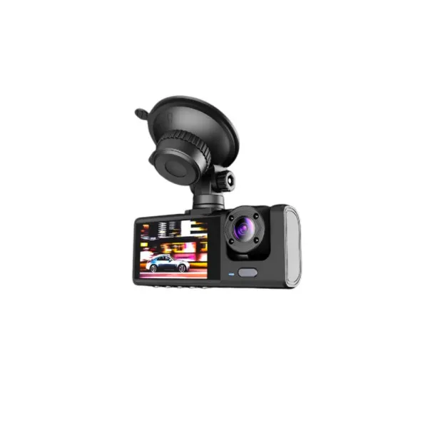 Registrator video WOO Dash Cam+Rear Camera 1080P DVR-F80, Black