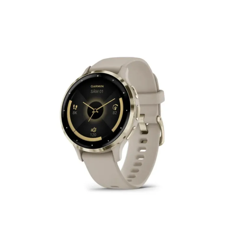 Умные часы Garmin Venu 3S, French Gray / Soft Gold