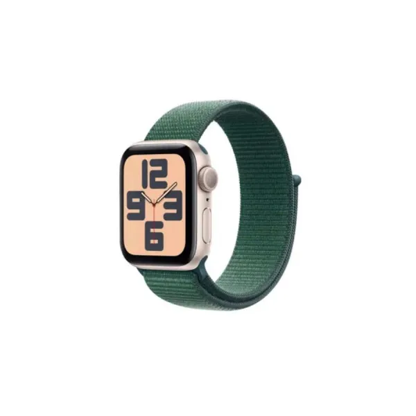 Smartwatch Apple Watch SE 2 40mm Aluminum Case with Lake Green Sport Loop, MXEH3 GPS, Starlight