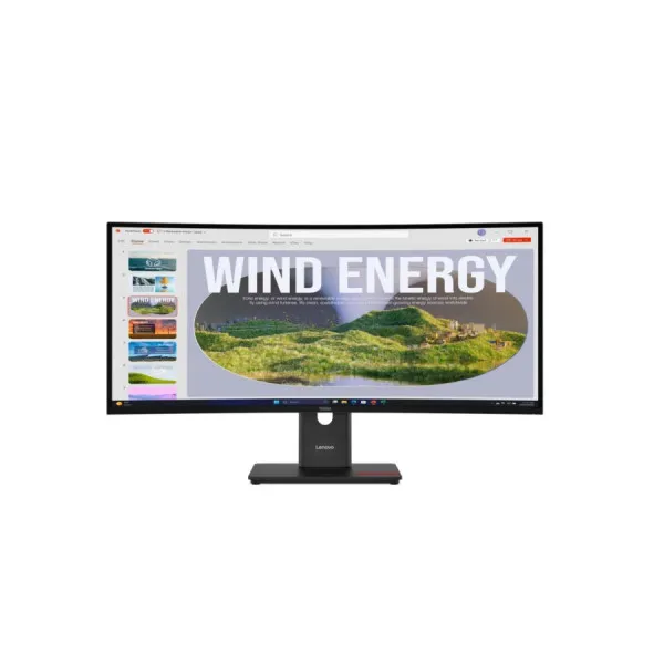 Монитор Lenovo ThinkVision T34WD-40, Curved, Black