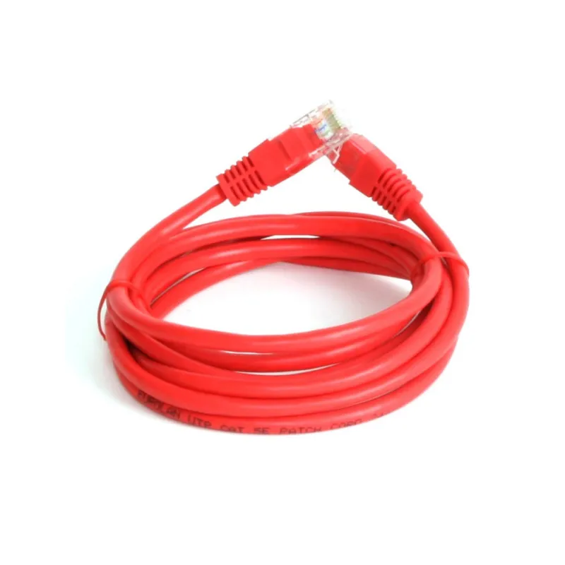 Патч-корд кат. 5E Cablexpert PP12-2M/R, Красный, 2 м