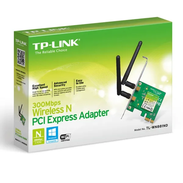 Cartela de retea TP-Link TL-WN881ND