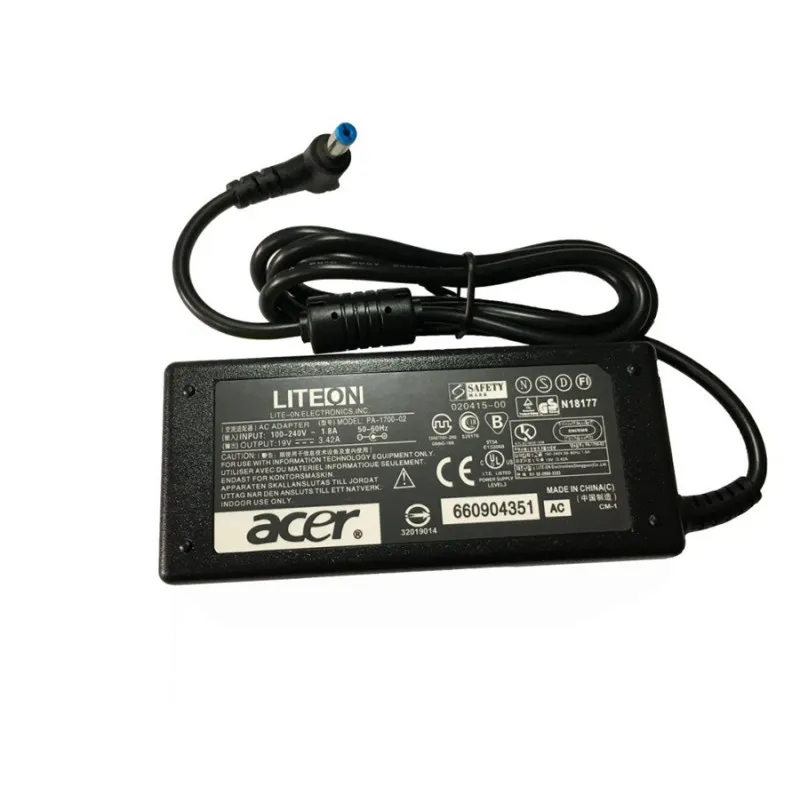 Зарядное устройство для ноутбука Acer 19V - 3.42A 3.0 mm x 1.1 mm