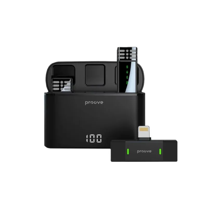 Микрофон Proove Record Lightning (2 mic), Black