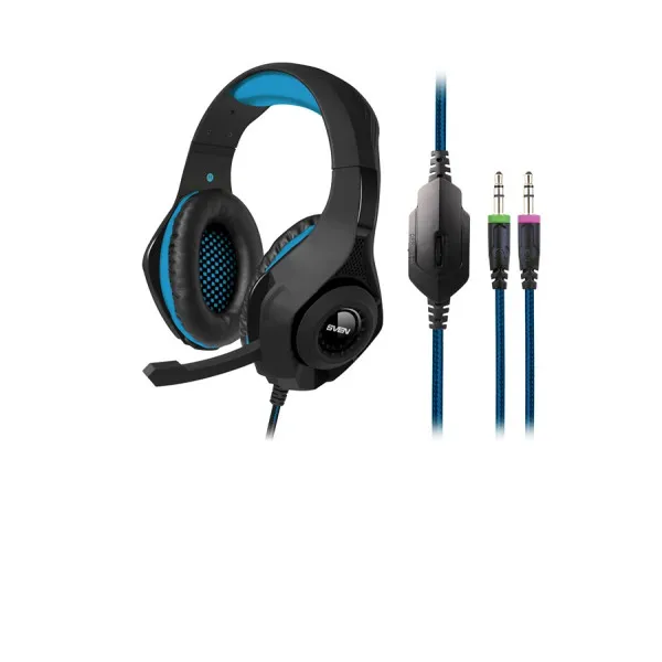 Casti Sven AP-G887MV, Black/Blue