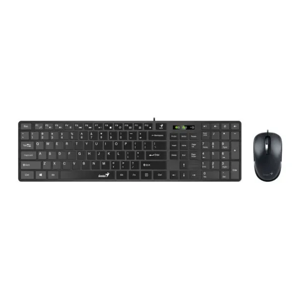 Клавиатура Genius SlimStar C126, EN/RU, Black