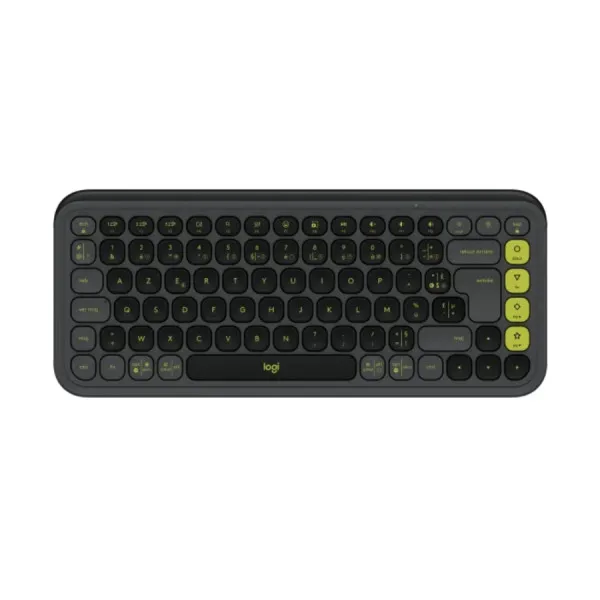 Keyboard Logitech POP ICON, EN/UA, Graphite/Green