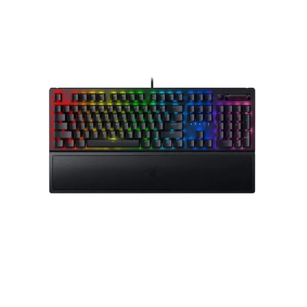 Gaming Keyboard Razer BlackWidow V3, Mechanical, Aluminum, Yellow SW, RGB, US Layout, USB 