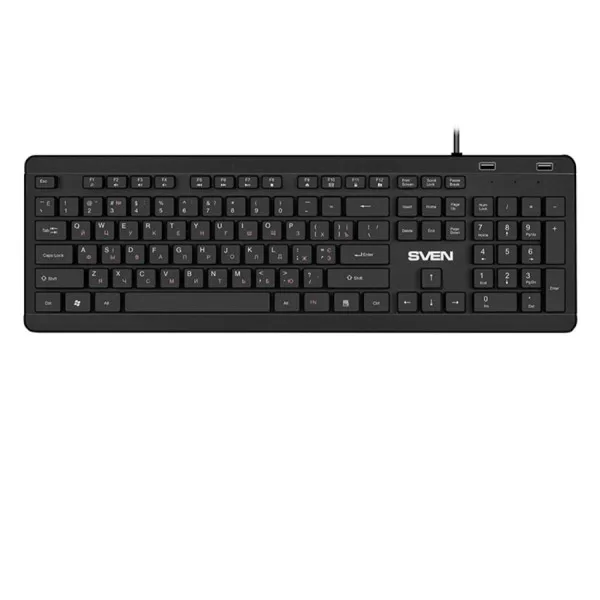Клавиатура Sven KB-E5700H, EN/RU, Black