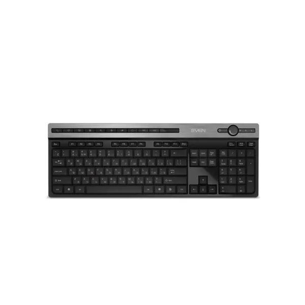 Клавиатура Sven KB-E5500W, Black/Silver, 219156