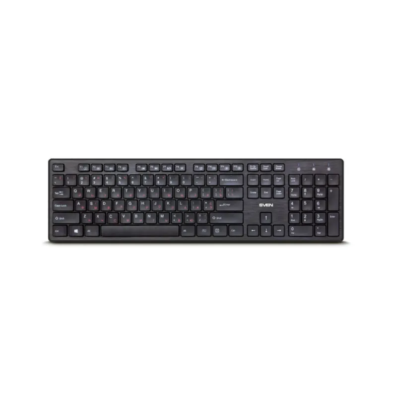 Клавиатура Sven KB-E5800W, EN/RU, Black