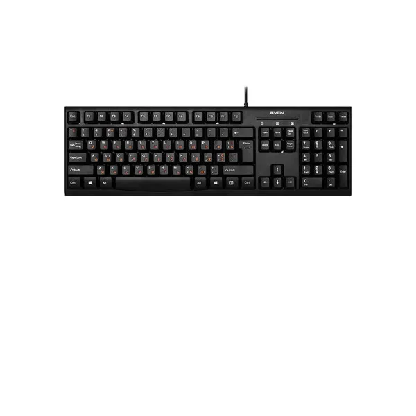 Клавиатура Sven KB-S300, EN/RU, Black