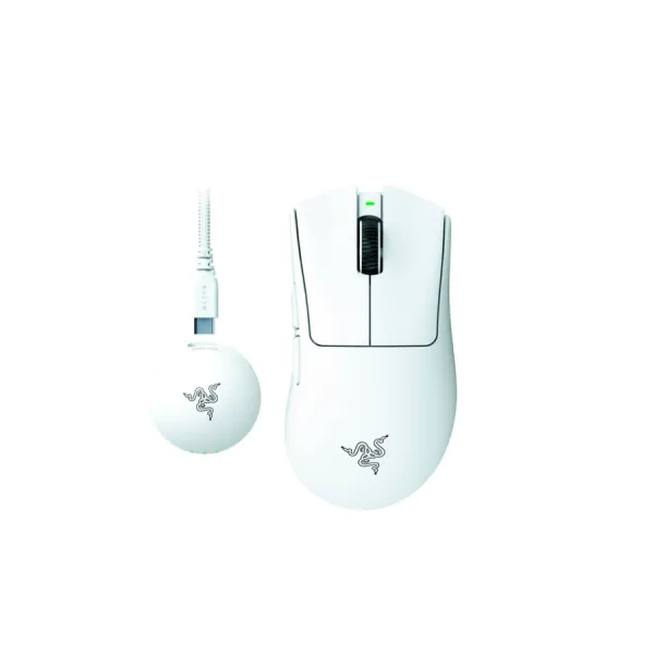 Мышь Razer Deathadder V4 Pro Wireless, White Edition