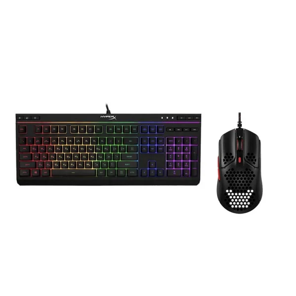 Set Gaming 12, Tastatura HyperX Alloy Core, Black + Mouse HyperX Pulsefire Haste, Black/Red