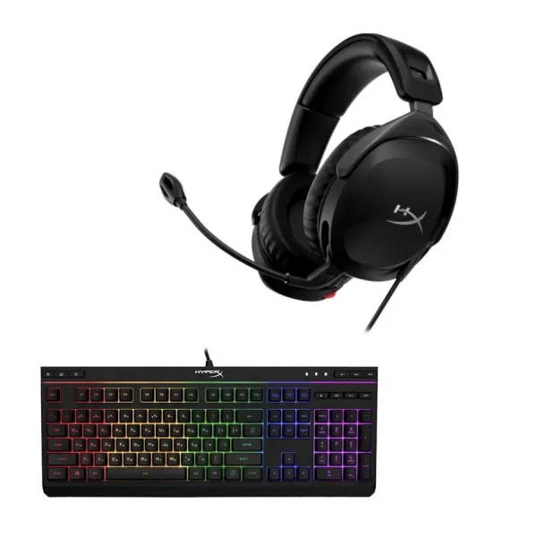 Set Gaming 13, Tastatura HyperX Alloy Core, Black + Headphones HyperX Cloud Stinger 2, Black