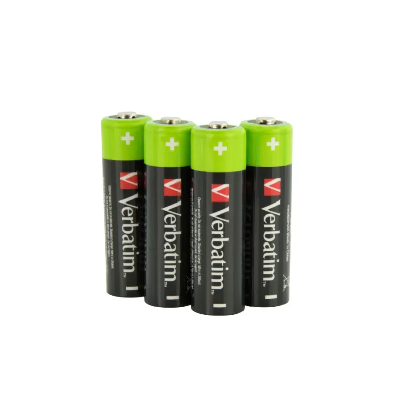 Аккумуляторная батарея Verbatim AA/HR6, 2500 мАч, 4 шт.