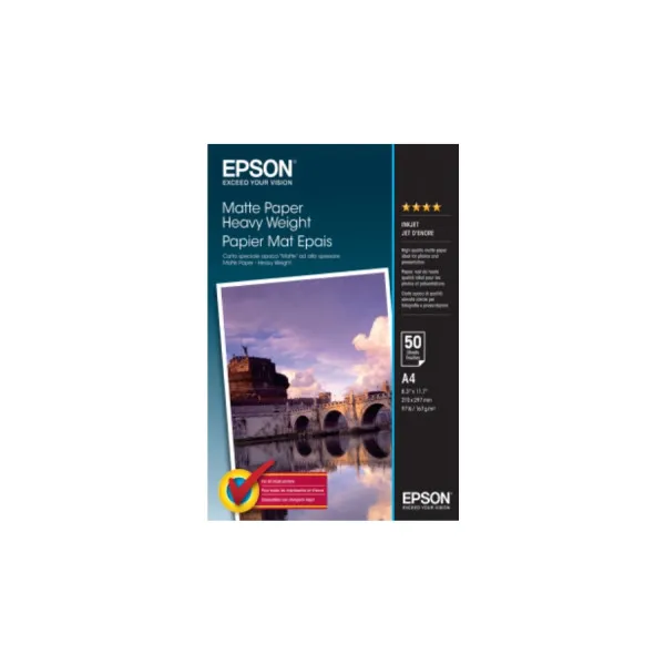 A4 Epson Matte Paper C13S041256, 50 buc