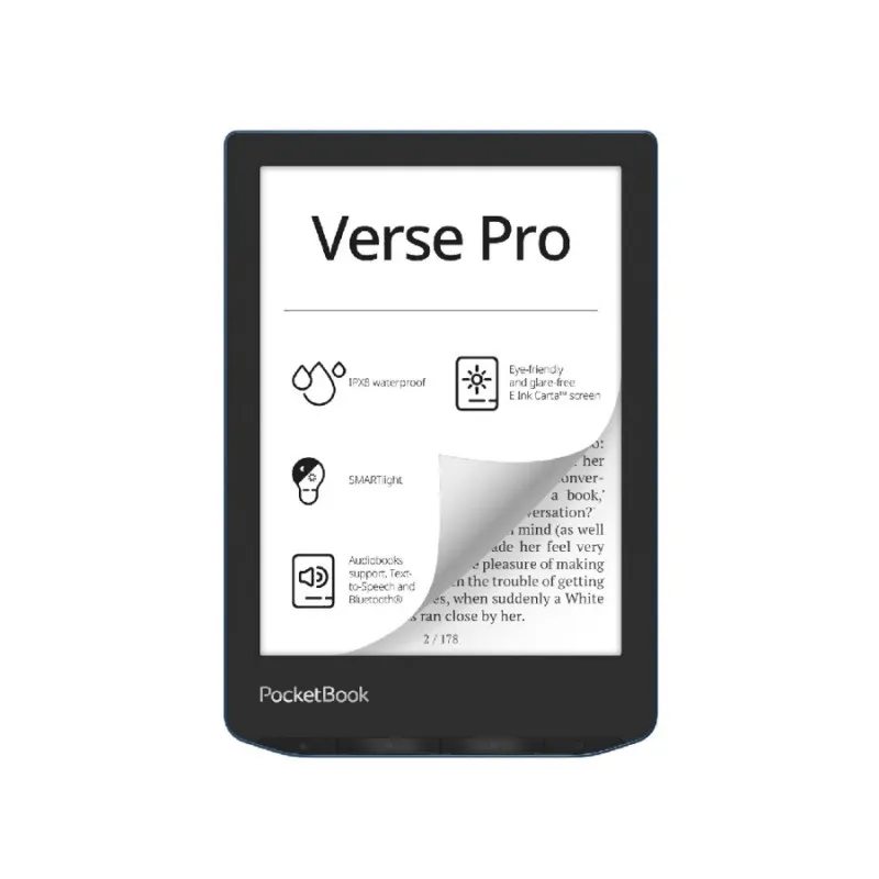 Электронная книга PocketBook 634 Verse PRO, Azure
